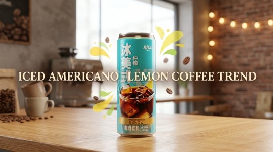 Iced Americano Coffee with Lemon Drives New Beverage Trends in USA and Europe