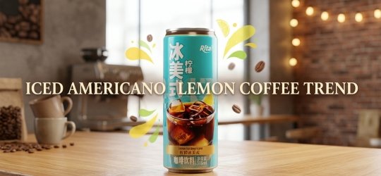 Iced Americano Coffee with Lemon Drives New Beverage Trends in USA and Europe