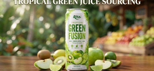 Tropical Green Juice Blend Sourcing for US and European Importers