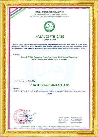 HALAL RITA Food and Drink Co.,Ltd