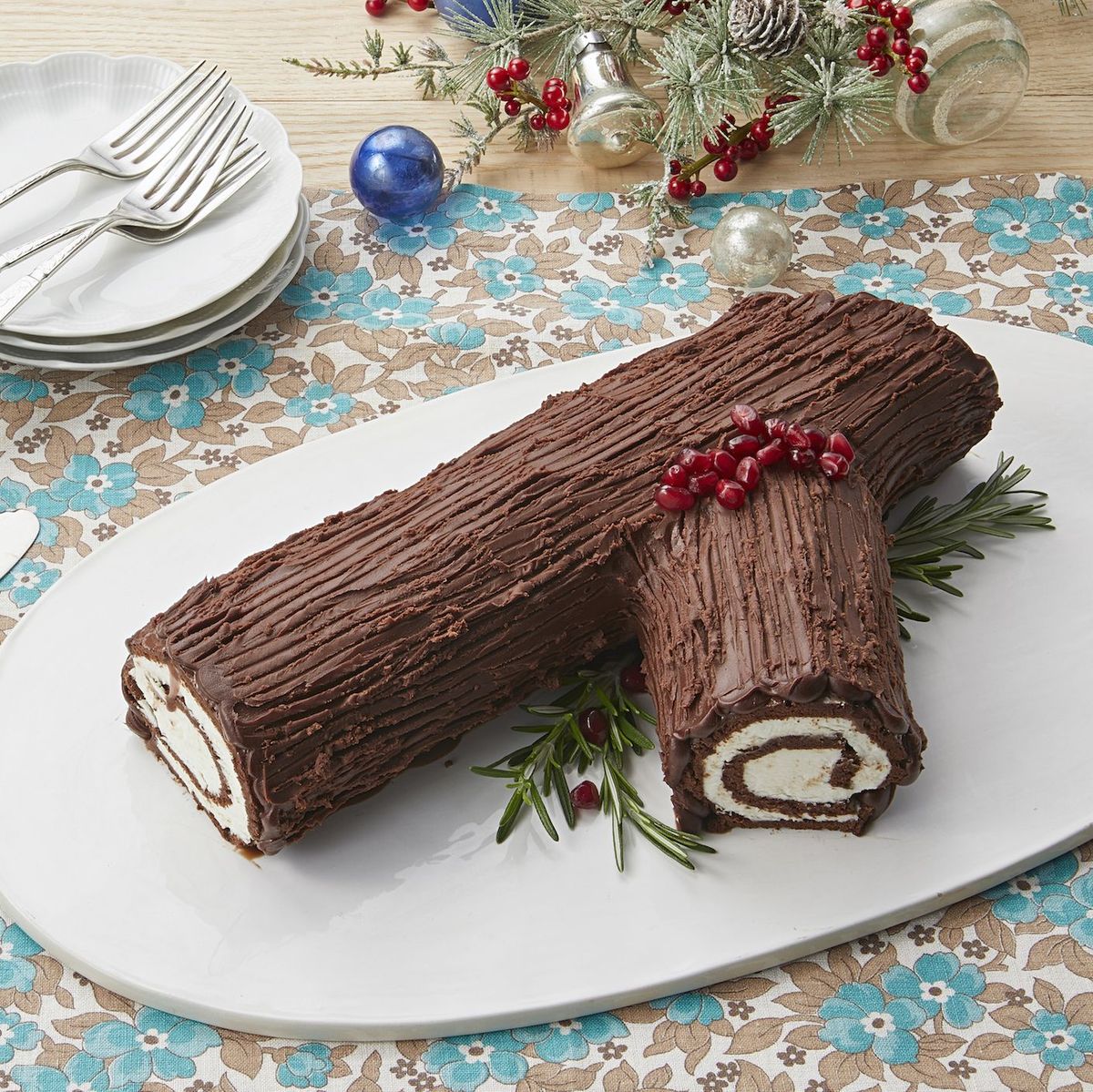 Yule Log Cake