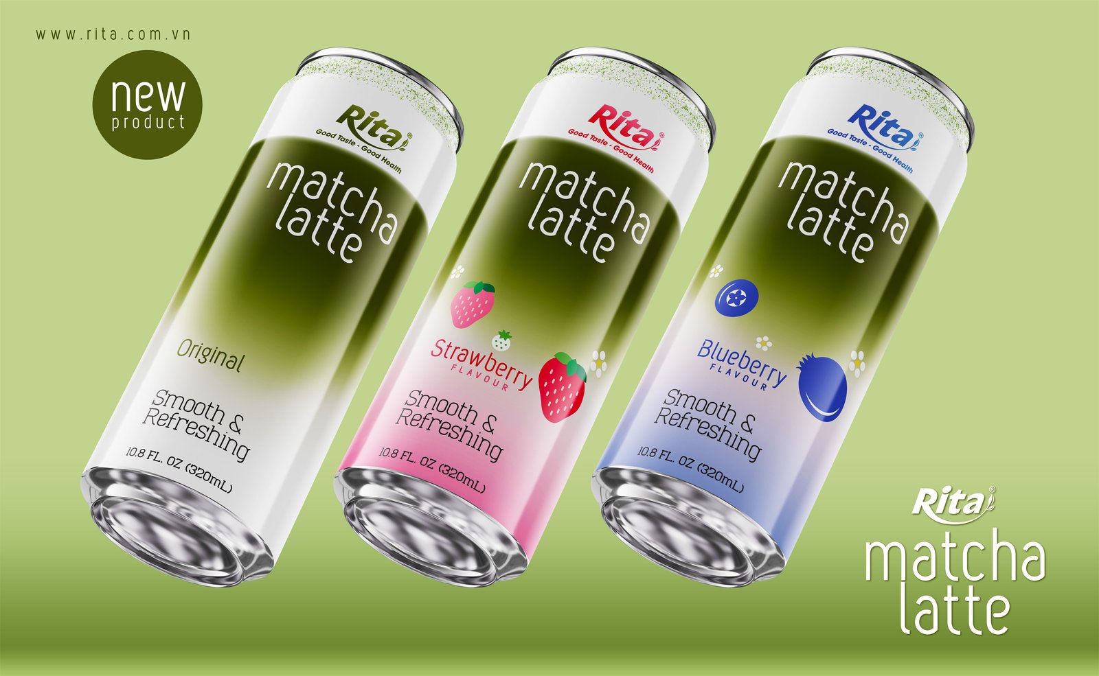 Rita Matcha Latte 3 flavour