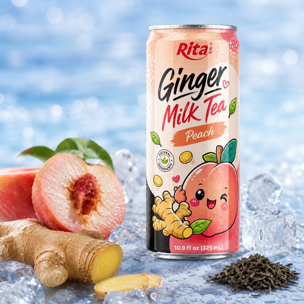 Ginger Milk Tea Peach Flavor Reshapes the RTD Tea Category - Image 1