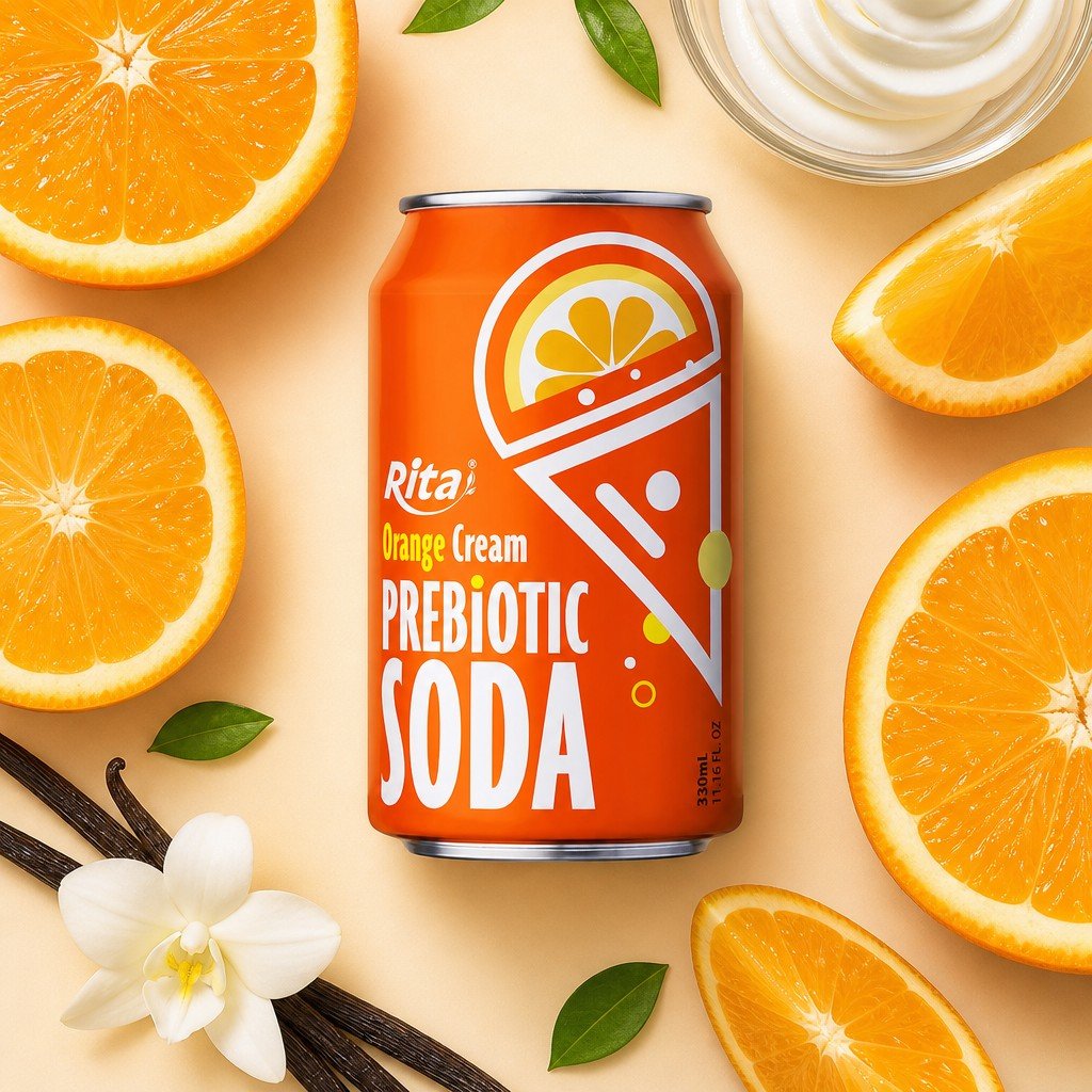 Orange Cream Prebiotic Soda Gains Traction in European Sparkling Market - Image 1