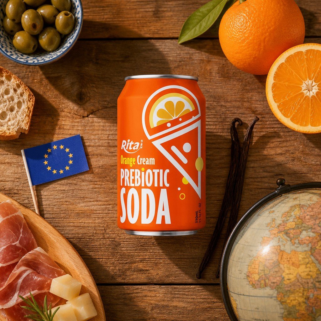 Orange Cream Prebiotic Soda Gains Traction in European Sparkling Market - Image 3