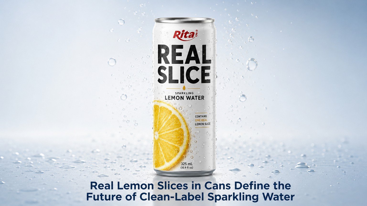 Real Lemon Slices in Cans Define the Future of Clean-Label Sparkling Water