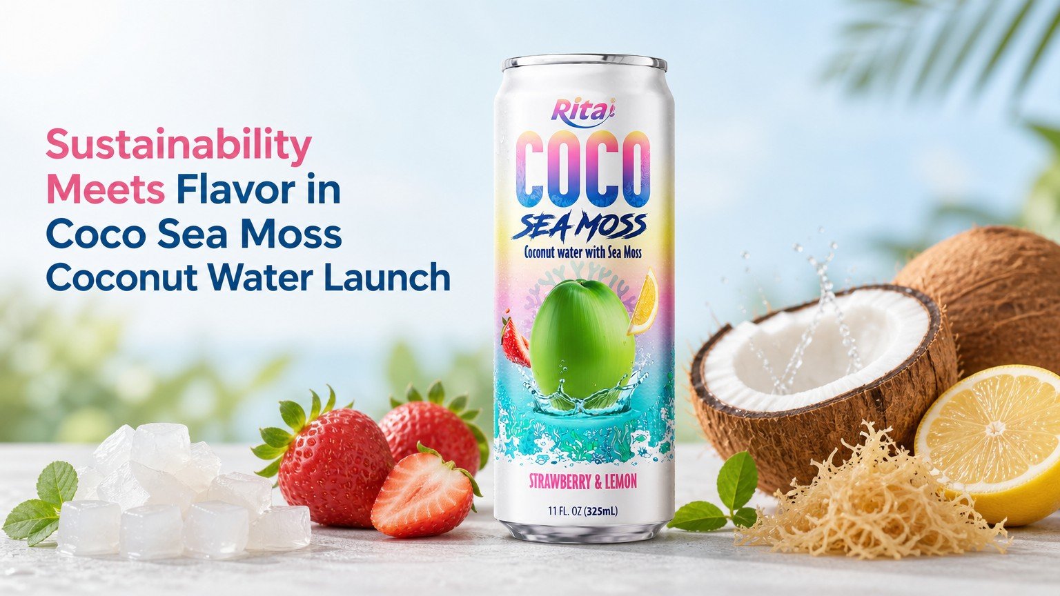 Sustainability Meets Flavor in Coco Sea Moss Coconut Water Launch