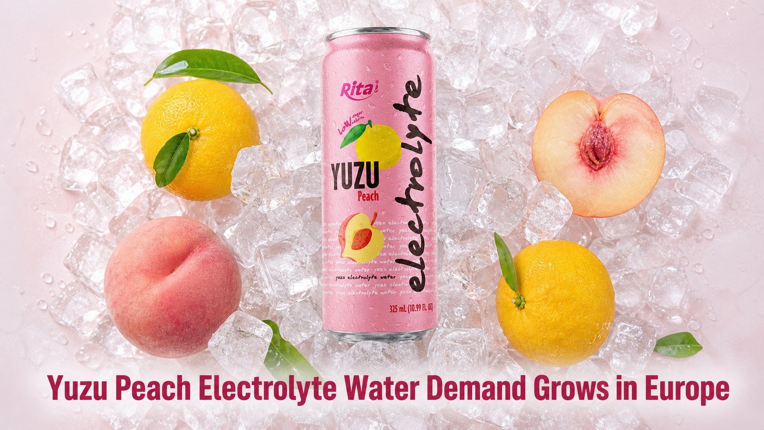 Yuzu Peach Electrolyte Water Drink Sees Growing Demand Across Europe