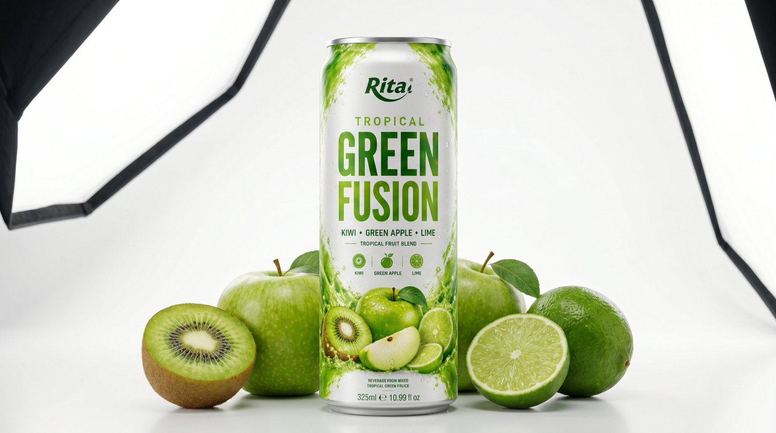 Premium Real Grape Juice 10.9 fl oz – Contains Real Green Grapes Poster 1
