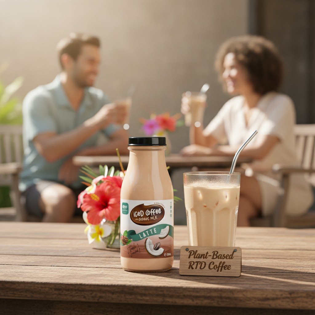 Product Profile: Rita Iced Coffee With Coconut Milk Latte Flavor 280ml Glass Bottle