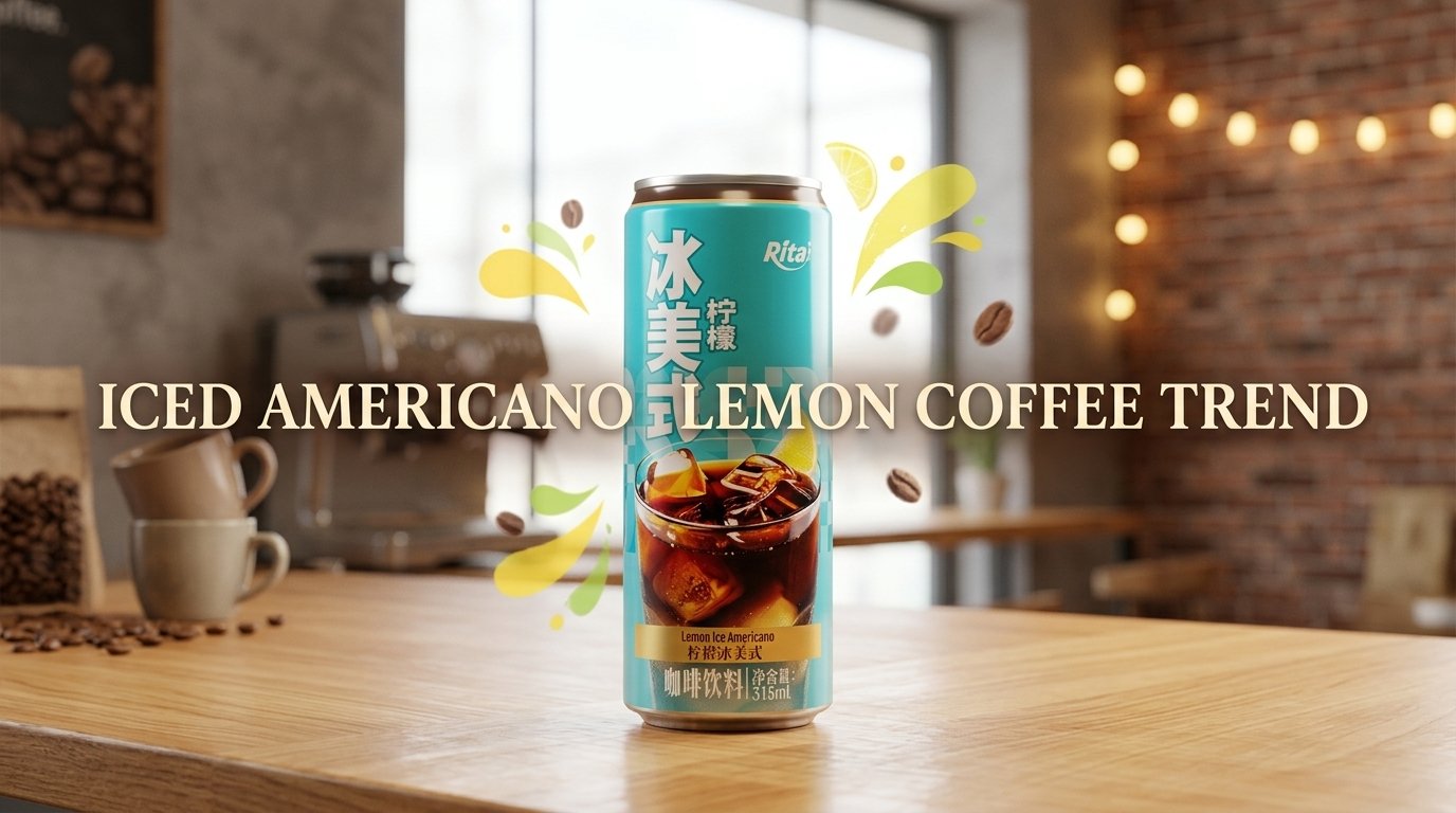ICED AMERICANO LEMON COFFEE TREND