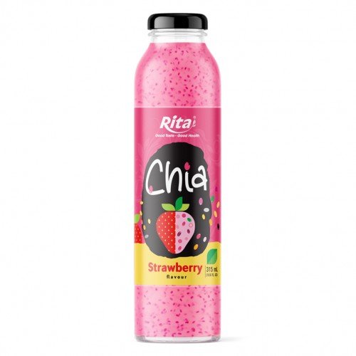 10.6_fl_oz_glass_bottle_mix_chia_seeds_with_strawberry_juice
