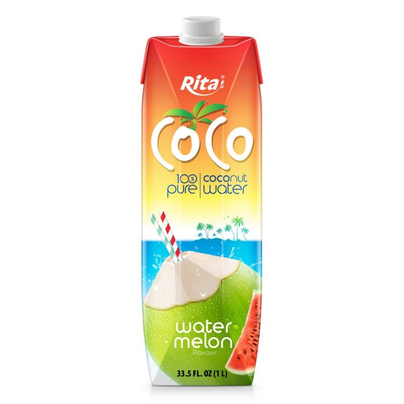 100_real_coco_organic_pure_coconut_water_and_watermelon_1L_Paper_Box