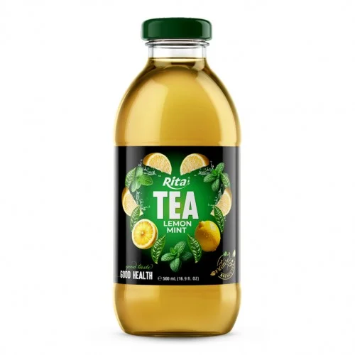 Rink Tea 16.9 Fl OZ Tea Drink With Lemon Mint Natural Brewed Tea - Beverage Supplier