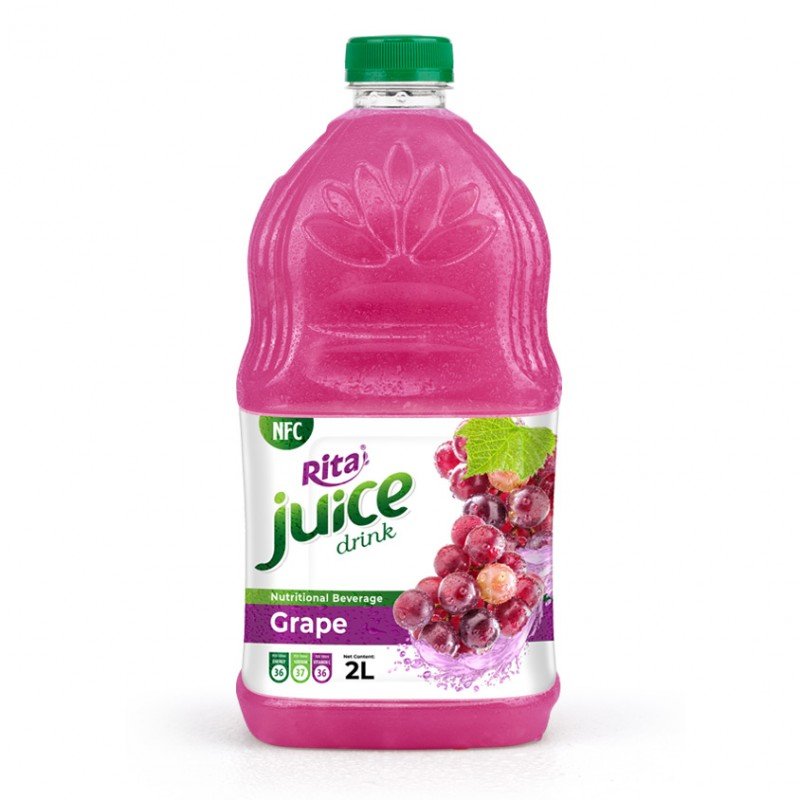 2L_PET_bottle_Nutritional_beverage_RITA_Grape_juice_drink
