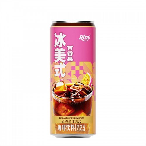 315ml_sleek_can_Iced_Americano_coffee_drink_with_passion_fruit