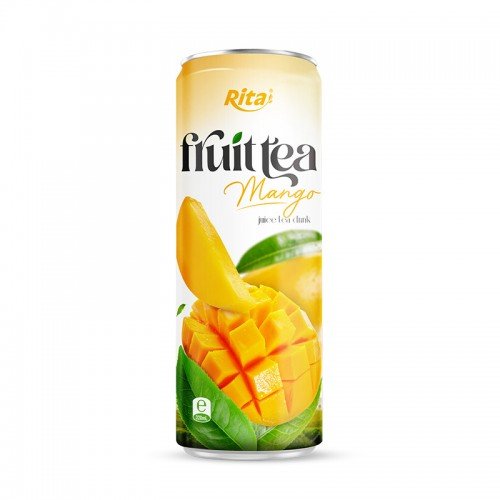 320ml_Sleek_alu_can_Mango_bubble_tea_drink_healthy_with_green_tea