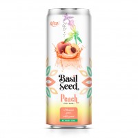 330ml_cans_Basil_seed_drink_with_Peach_juice