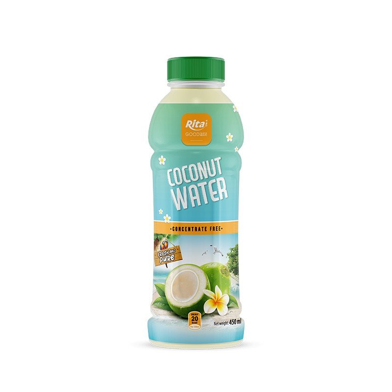 450ml_Pet_bottle_Young_Coconut_water_fresh_compensate_for_dehydration