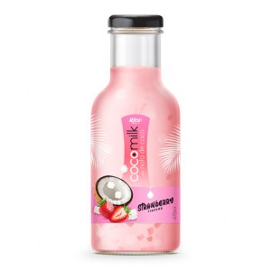 Coconut_milk_with_nata_coco_strawberry_470ml_glass_bottle