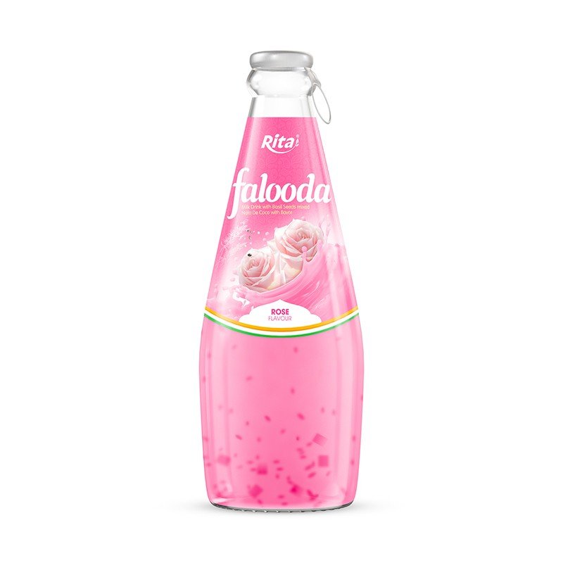 Falooda_drink_-_milk_drink_with_basil_seed_mixed_Nata_de_coco_with_rose_flavour
