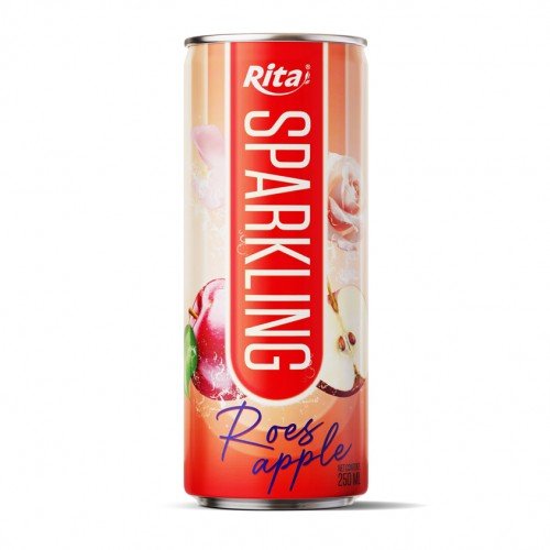 Sparkling_drink_fruit_apple_and_roes_250ml_cans