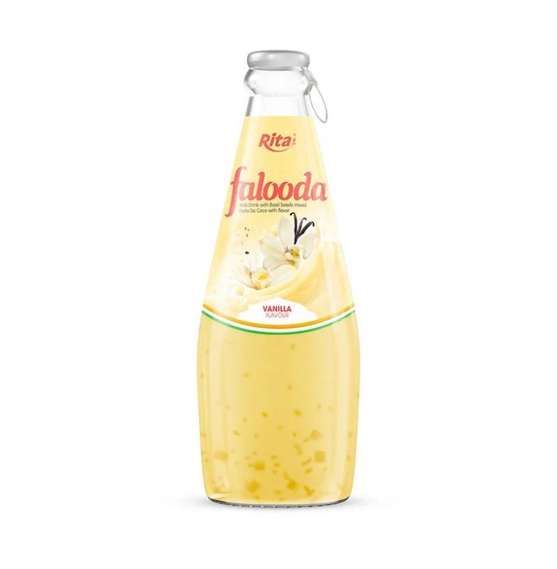 milk_drink_with_basil_seed_mixed_Nata_de_coco_with_vanilla_flavour